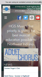 Mobile Screenshot of hgsmusic.net